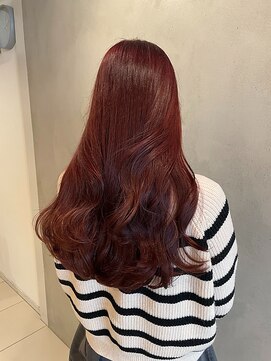 リアン(Lien) ブリーチなしダブルカラー/透明感/ローズピンク