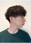シャドウパーマ/熊本メンズカット/熊本メンズパーマ/マッシュ