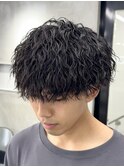 王道縦落ち/広島メンズパーマ/広島パーマ