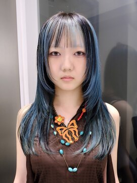 イリ(iLi) 【iLi×REN】ブルーカラー/デザインカラー/ローライト《立川》