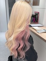 ベレーザ 渋谷神南(Beleza)&nbsp;16330ブリーチ＆ダブルカラー渋谷エンドカラーラウンドバング