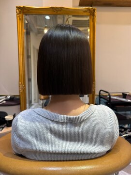 ロンドアベニール 北千住(Lond avenir) 暗めカラー/ボブ顔周り/前髪/レイヤー/髪質改善/縮毛矯正/北千住