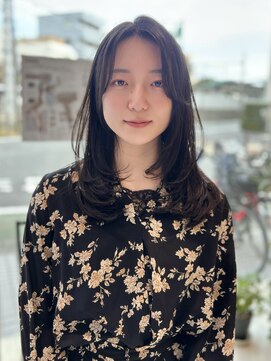 バサ 江古田店(BASSA) トレンドワンカールレイヤー☆【会話控えめ美容師Runa】