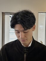 ディッセンバー 伊勢崎(December) メンズショート/センターパート/パーマ/ニュアンスパーマ