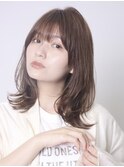 レイヤーボブ×外はね