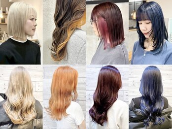 アト(Ato.)の写真/【明石駅5分】[カット+ブリーチなしWカラー￥12800]ブリーチ有/なし自由自在に楽しめる!推し色innerも大人気