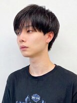 スイート ヘアデザイン(Suite HAIR DESIGN)&nbsp;メンズ韓国マッシュモテツーブロックアッシュブラック鹿児島