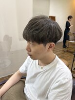 イタクラ 赤道店 (ITAKURA)&nbsp;メンズカット/ダブルカラー／メンズカラー/透明感アッシュグレー