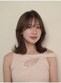 骨格ナチュラルタイプに似合う外ハネスタイル
