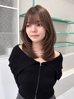 ルトワフクロマチ(Lutowa Fukuromachi) 内巻きレイヤー×透明感ブラウン/袋町/本通