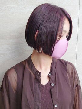 モニカ 茶屋町(MONICA) ダークパープルボブ ◎