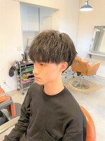 アンティコ(Antico)&nbsp;ソフトツイストスパイラルパーマ流行マッシュ束感ショートモテ髪