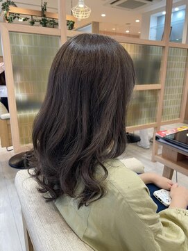 アドラーブル 長岡リップス旭岡店(adorable) ゆるふわミディアム×ココアブラウン×20代、30代