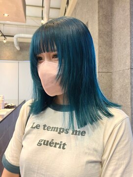 マザー(MOTHER) ダブルカラーブルーベージュカラーケアブリーチハイトーンカラー