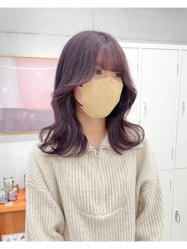 ローウェ 渋谷(Louwe) 透明感たっぷりラベンダーカラー♪《misaki》