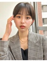 ベル 表参道Terrace(Belle)&nbsp;好感度抜群！シースルーバング＆サイドバングの小顔ショート