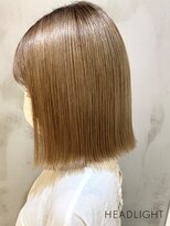 クラン バイ ヘッドライト たまプラーザ店(clan by HEADLIGHT) ライトベージュ×切りっぱなしボブ_SP20210914_2