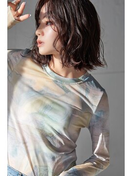 ラフィス ヘアー リアン 西宮北口店(La fith hair lien) 【La fith】ニュアンス巻き×アッシュグレージュ