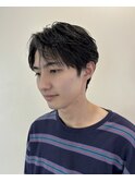 毛流れセンターパート