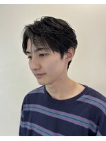 毛流れセンターパート