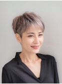 【大人のベージュスタイル】40代からの似合わせショート