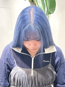 ベレーザ 渋谷(BELEZA) 9173艶髪ネイビーグレーブルーグレージュレイヤーブルーシルバー