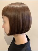 王道のショートボブ