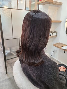 シア 綾瀬店(SHEER) 韓国風/くびれヘア/チョコレートブラウン/オージュア