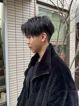 ゴーズゴードットビー 吉祥寺(go s go .b) センターパート/メンズカット/メンズパーマ/ダウンパーマ