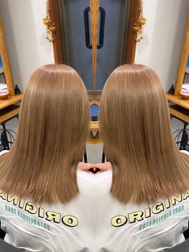 アフェクト 金沢文庫(affect) 黒髪/グレーベージュ/レイヤーロング/前髪パーマ/金沢文庫