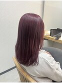 ブリーチありラベンダーピンク