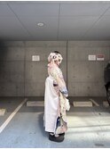 リボンヘアアレンジ