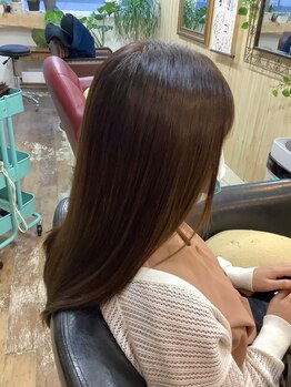 ポルトボヌール(porte bonheur)の写真/「ここ以外考えられない」とリピーター多数♪グレイカラーもナチュラルで馴染む仕上がりが人気◎
