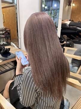 ファルベ(Farbe) 透明感x艶髪ラベンダーカラー