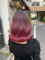 メリー(merry craftsman's factory)&nbsp;外国人風バレイヤージュ、ハイライトカラー、シャドールーツ