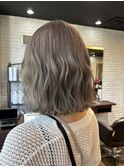 ミルクティーベージュ/透明感カラー/韓国/髪質改善/奈良駅/奈良/