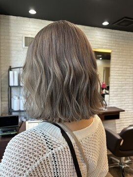 ミリ 奈良店(mm) ミルクティーベージュ/透明感カラー/韓国/髪質改善/奈良駅/奈良/