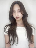 レイヤーカット　韓国ヘア