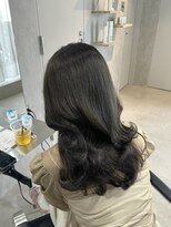 ラック(LUCK)&nbsp;オリーブグレージュ/船橋/くすみベージュ/細めハイライト