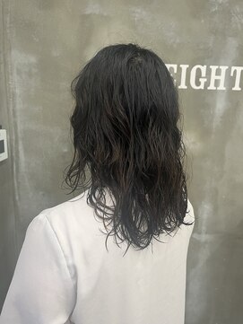 エイト チャタン 沖縄北谷店(EIGHT chatan) (北谷)毎朝のセットが簡単に！ミディアムパーマスタイル！