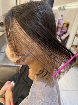 【札幌/impression佐藤】白髪ぼかしにも◎インナーカラー