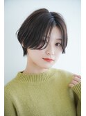 ラグジュアリー艶の大人白髪ぼかしショート
