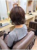 ボブパーマ20代30代40代襟足スッキリセットがラク