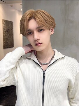 ザシェノンアオヤマ(THE CHAINON AOYAMA) ミルクティーベージュ×シースルーコンマバング