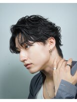 レタッチバイフィフス(RETOUCH by fifth)&nbsp;原宿フェザーショートフェザーパーマメンズショートメンズヘア　