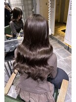 ウム(UMM)&nbsp;エクステ80本でchocolate brown