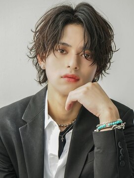 MEN'S HAIR BLEACHi 岐阜柳津店【メンズ ヘア ブリーチ】【4月29日オープン（予定）】 《BLEACHi》シャドーセンターパート【numberA.×BLEACHi】