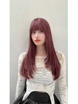 ソレイユトウキョウシブヤ(SOLEIL TOKYO shibuya)&nbsp;《レイヤー》《艶暖色カラー》《シャーベットピンク》