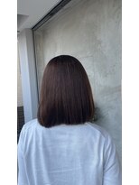 ツヤと髪 クリム(crim)&nbsp;髪質改善エステカラー　ミディアム　白髪染め　30代　40代