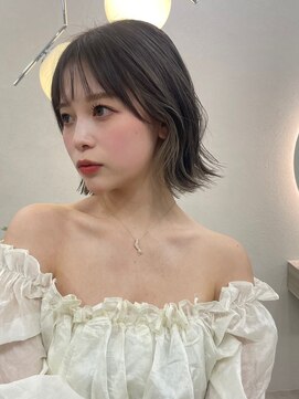 ポーチバイハニー オモテサンドウ(PORCH by HONEY omotesando) ゆるふわボブ/くびれボブ/レイヤーボブ/シアーグレージュ3